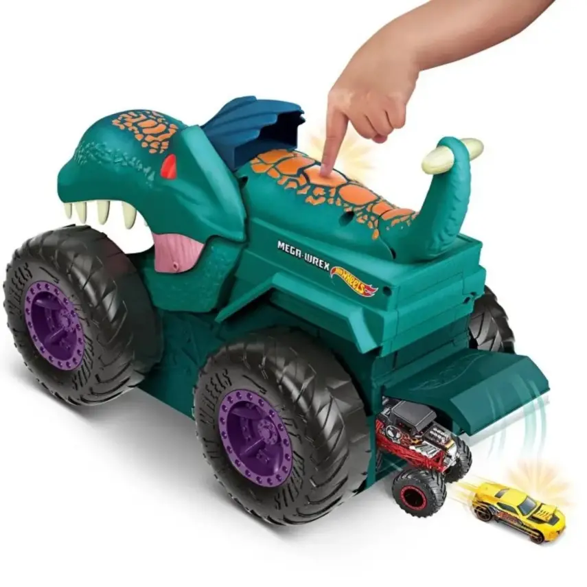 Hot Wheels Monster Trucks Araba Yiyen Mega Wrex - 3