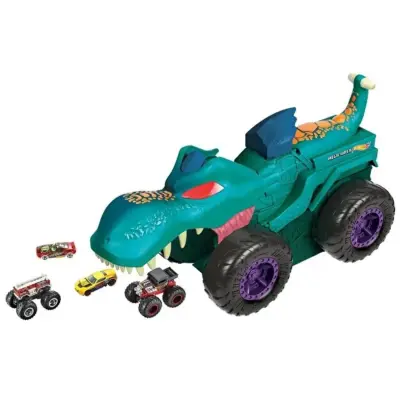Hot Wheels Monster Trucks Araba Yiyen Mega Wrex - 7