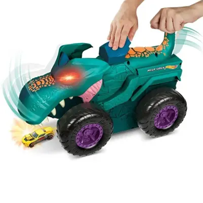 Hot Wheels Monster Trucks Araba Yiyen Mega Wrex - 6