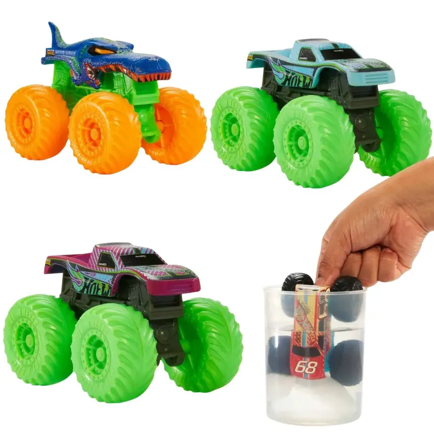 Hot Wheels Monster Trucks Color Reveal Renk Değiştiren Araçlar - 1