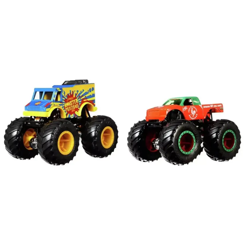 Hot Wheels Monster Trucks Güçlü İkili 1:64 Arabalar - 12