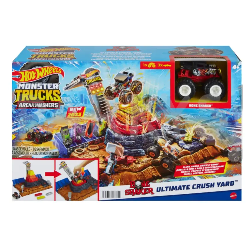 Hot Wheels Monster Trucks Muhteşem Çarpışma Arenası - 2