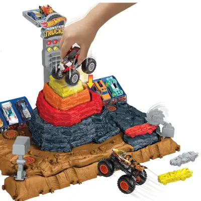 Hot Wheels Monster Trucks Muhteşem Çarpışma Arenası - 6