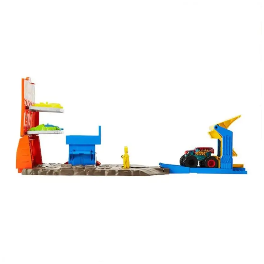 Hot Wheels Monster Trucks Patlama İstasyonu Oyun Seti  - 4