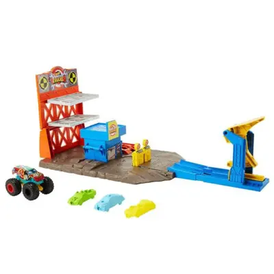 Hot Wheels Monster Trucks Patlama İstasyonu Oyun Seti  - 2