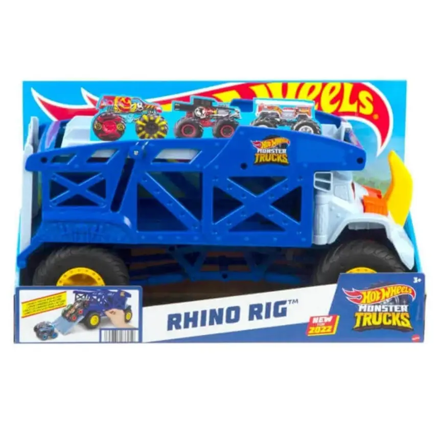 Hot Wheels Monster Trucks Rhino Taşıyıcı Kamyon - 3