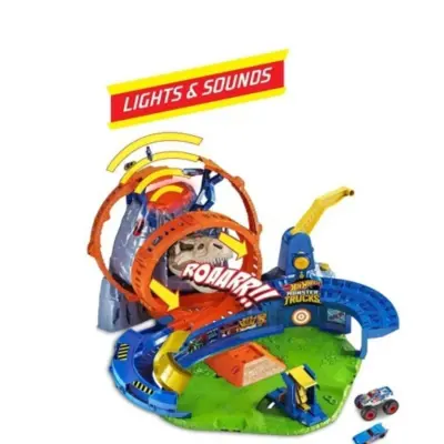 Hot Wheels Monster Trucks Volkanik Alanda Macera Oyun Seti (1)