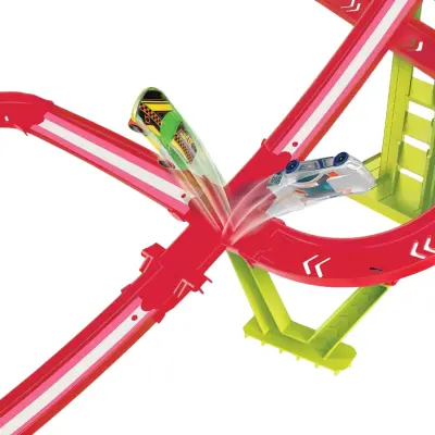 Hot Wheels Neon Yarışlar Çoklu Yarış Heyecanı Pist Seti - 5