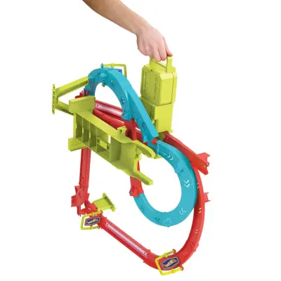Hot Wheels Neon Yarışlar Çoklu Yarış Heyecanı Pist Seti (1)