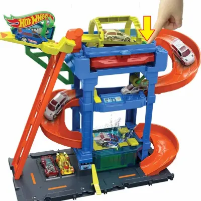 Hot Wheels Oto Yıkama Oyun Seti - 4