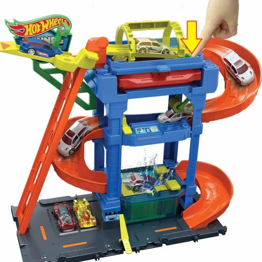 Hot Wheels Oto Yıkama Oyun Seti - 4