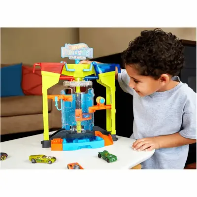 Hot Wheels Oto Yıkamada Renk Değiştirme Oyun Seti - 3