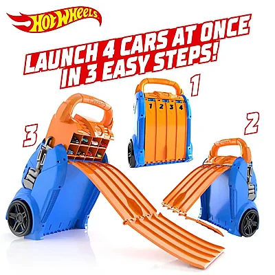 Hot Wheels Taşıma Çantası Ve Yarış Parkuru - 5