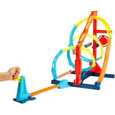 Hot Wheels Track Builder Spiral Dönüşlü Pist Seti - 1