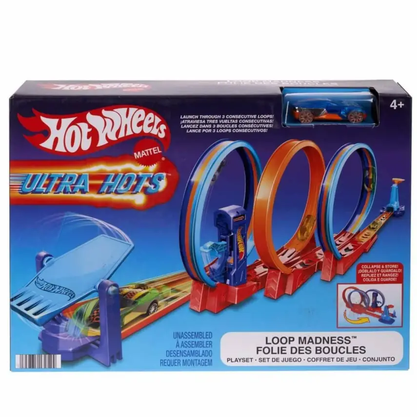 Hot Wheels Ultra Hots Çılgın Çember Yarışı Seti - 3