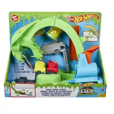 Hot Wheels Zehirli Yılanla Çarpışma Oyun Seti