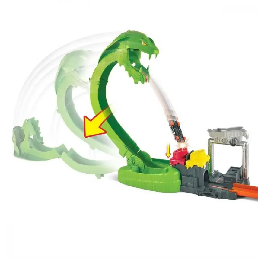Hot Wheels Zehirli Yılanla Çarpışma Oyun Seti - 3
