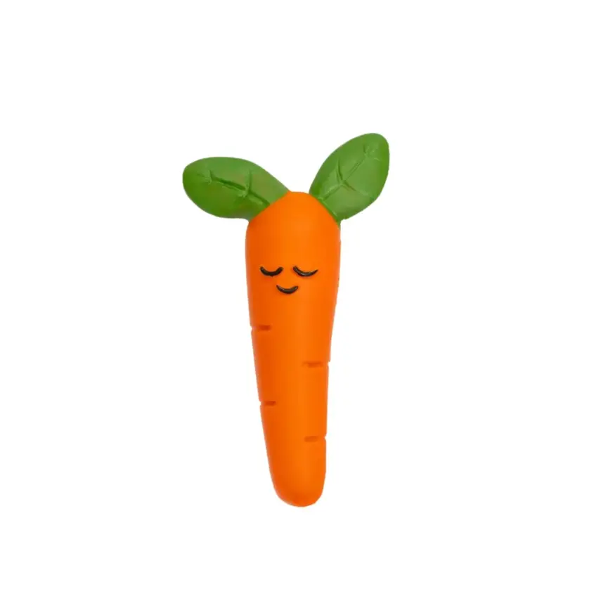 Hubble Doğal Bebek Diş Kaşıyıcı Ve Oyuncağı (%100 Doğal Kauçuk) Havuç - 2