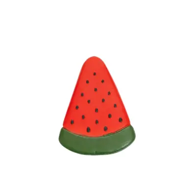 Hubble Doğal Bebek Diş Kaşıyıcı Ve Oyuncağı (%100 Doğal Kauçuk) Karpuz (1)