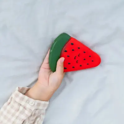 Hubble Doğal Bebek Diş Kaşıyıcı Ve Oyuncağı (%100 Doğal Kauçuk) Karpuz - 5