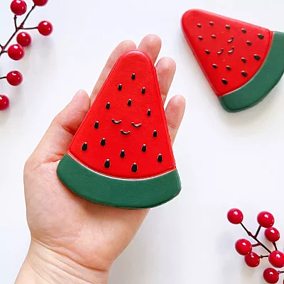 Hubble Doğal Bebek Diş Kaşıyıcı Ve Oyuncağı (%100 Doğal Kauçuk) Karpuz - 3