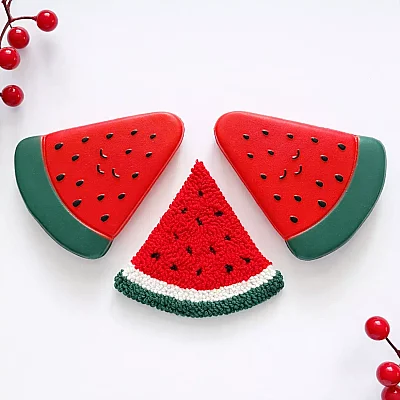 Hubble Doğal Bebek Diş Kaşıyıcı Ve Oyuncağı (%100 Doğal Kauçuk) Karpuz - 5