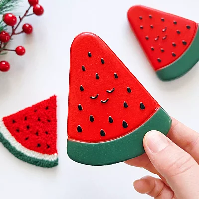 Hubble Doğal Bebek Diş Kaşıyıcı Ve Oyuncağı (%100 Doğal Kauçuk) Karpuz - 7