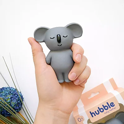 Hubble Doğal Bebek Diş Kaşıyıcı Ve Oyuncağı (%100 Doğal Kauçuk) Koala - 4