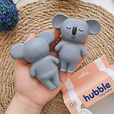 Hubble Doğal Bebek Diş Kaşıyıcı Ve Oyuncağı (%100 Doğal Kauçuk) Koala - 5