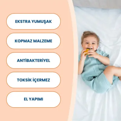 Hubble Doğal Bebek Diş Kaşıyıcı Ve Oyuncağı (%100 Doğal Kauçuk) Kurbağa - 7