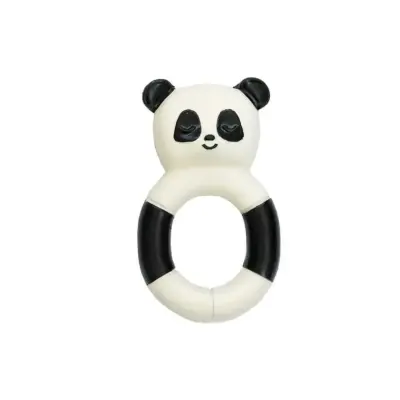 Hubble Doğal Bebek Diş Kaşıyıcı Ve Oyuncağı (%100 Doğal Kauçuk) Panda Halkalı - 3