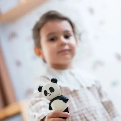 Hubble Doğal Bebek Diş Kaşıyıcı Ve Oyuncağı (%100 Doğal Kauçuk) Panda - 4