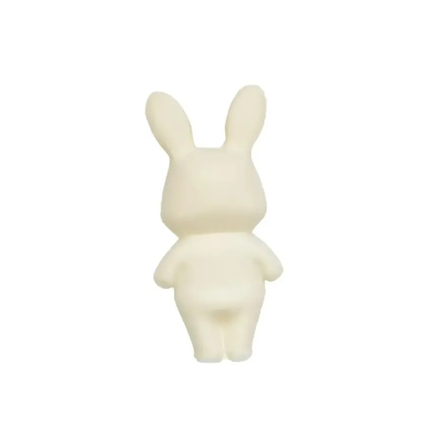 Hubble Doğal Bebek Diş Kaşıyıcı Ve Oyuncağı (%100 Doğal Kauçuk) Tavşan - 4