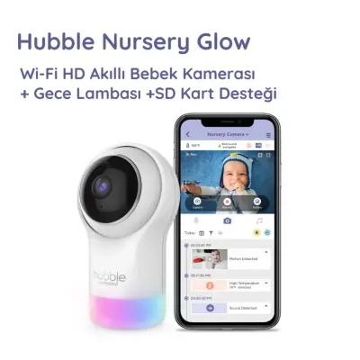 Hubble Glow Full HD Wifi Bebek Kamerası (1)