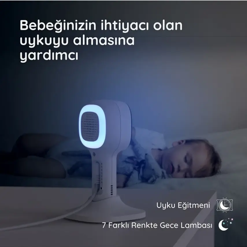 Hubble Nursery Pal Cloud  Wifi-Connect 5 inç Dijital Bebek Kamerası - 2