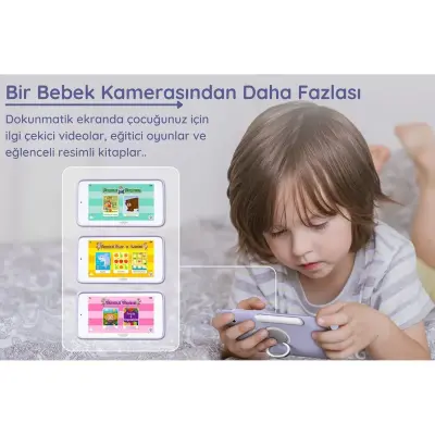 Hubble Nursery Pal  Deluxe 5 inç Dijital Bebek Kamerası (1)