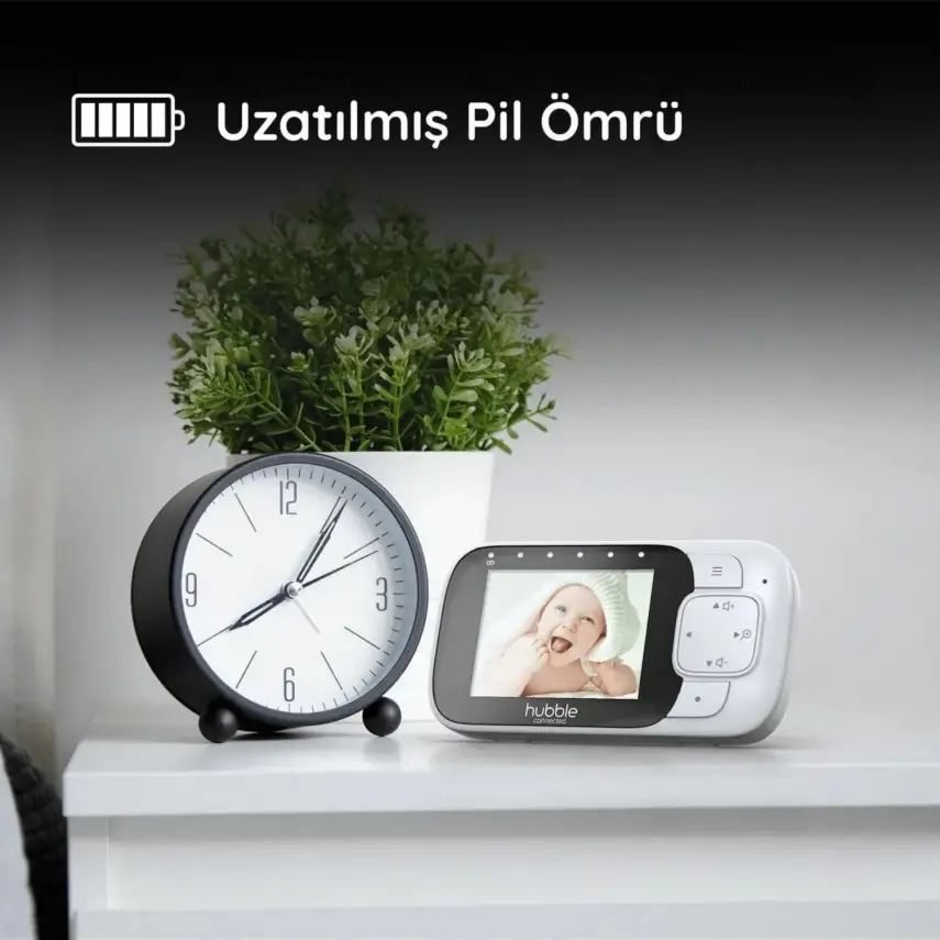 Hubble Nursery View Glow 2,8 inç Dijital Bebek Kamerası - 3