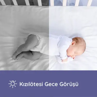 Hubble Nursery View Pro 5 inç Dijital Bebek Kamerası  - 7