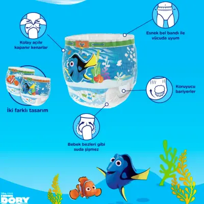 Huggies 3-4 Beden Mayo Külot Bebek Bezi (11 - 25 kg) ve Sebamed 50 Faktör Bebek Güneş Kremi 75 ml (1)