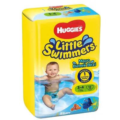 Huggies Little Swimmers Mayo Bebek Bezi Small 7-15 Kg  (1)