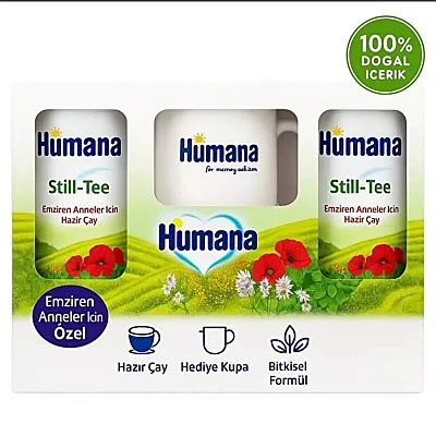 Humana Still Tee Emziren Anne Çayı 2x200 gr Kupa Bardak Hediyeli
