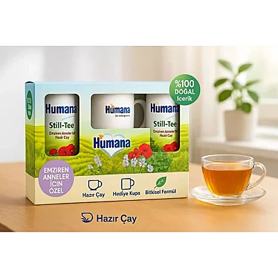 Humana Still Tee Emziren Anne Çayı 2x200 gr Kupa Bardak Hediyeli (1)