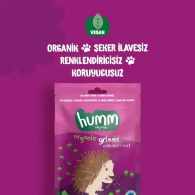 Humm Pancarlı Vegan Grissini 55 gr - 6