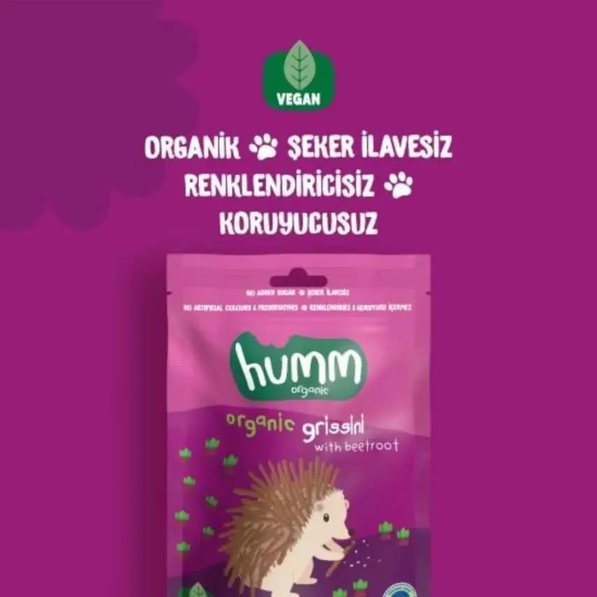 Humm Pancarlı Vegan Grissini 55 gr - 7