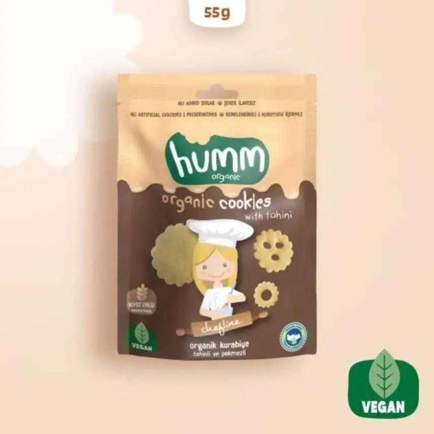 Humm Tahinli ve Pekmezli Vegan Kurabiye 55 gr - 1