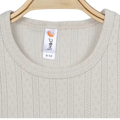 Hvc Bebek Atlet Body Jakarlı Çizgili Bej - 10