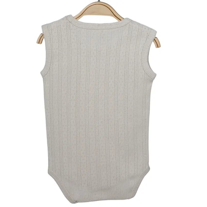 Hvc Bebek Atlet Body Jakarlı Çizgili Bej - 15