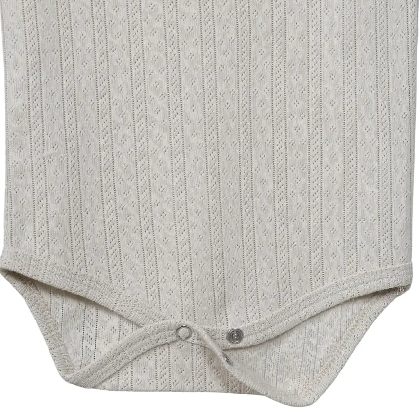 Hvc Bebek Atlet Body Jakarlı Çizgili Bej - 12