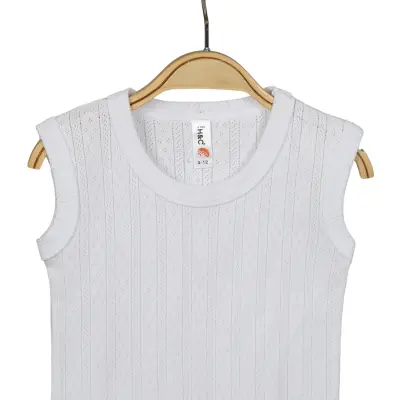 Hvc Bebek Atlet Body Jakarlı Çizgili Beyaz - 3