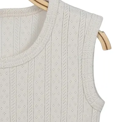 Hvc Bebek Atlet Body Jakarlı Pamuklu Çizgili Çıtçıtlı Zıbın Bej 5'li Set Unisex - 3